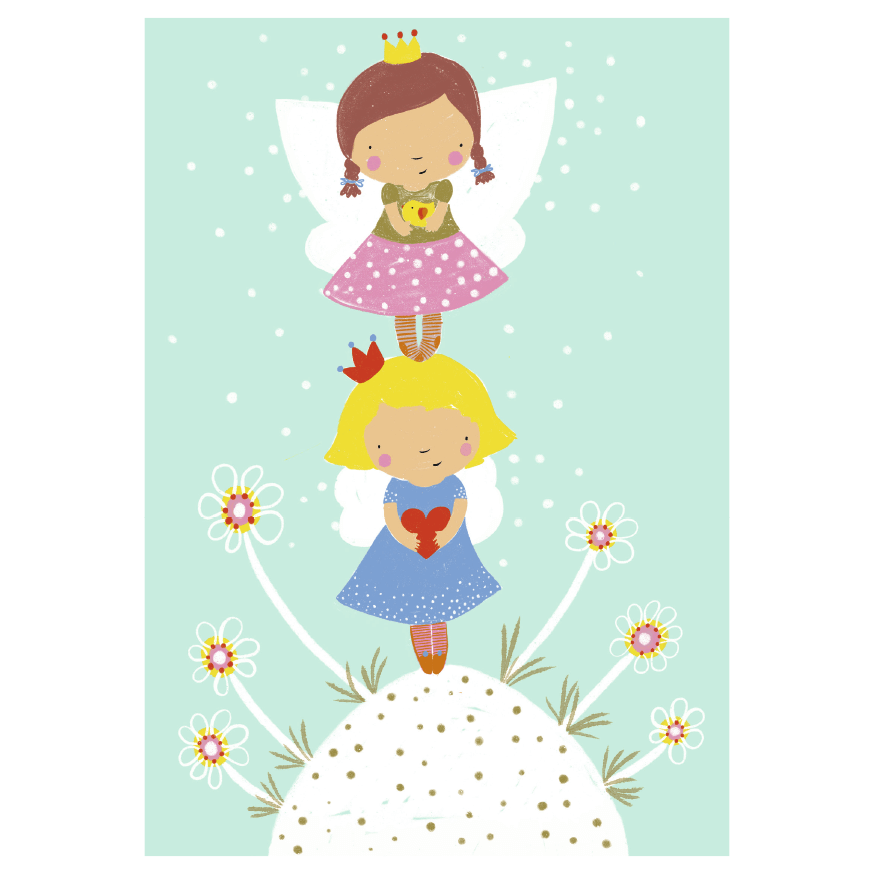 Molemin | Frühlingskinder Postkarte | von schönegrüsse