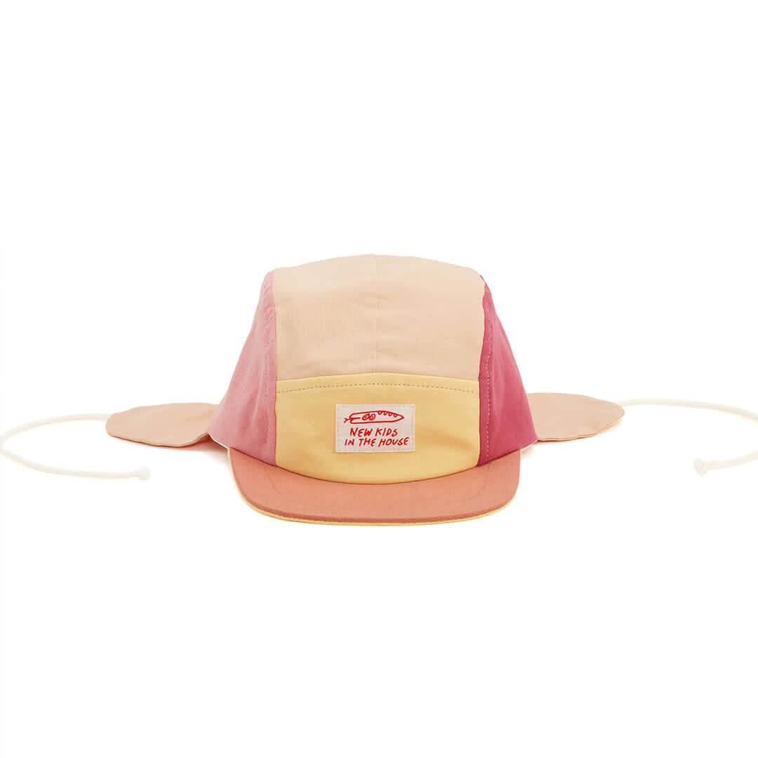 Molemin | Baby Cap Wolly colorblock cherry | von New Kids in the House