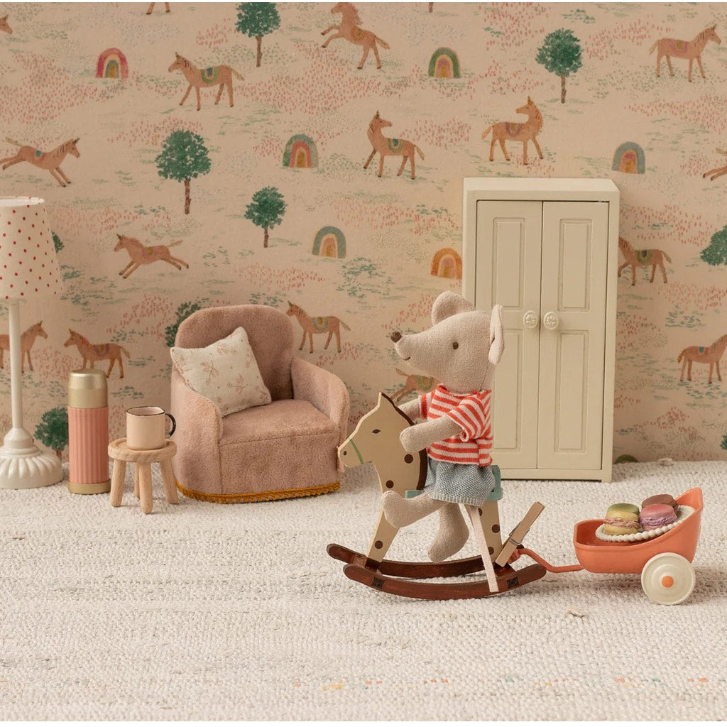 Schaukelpferd gepunktet, Mäuse