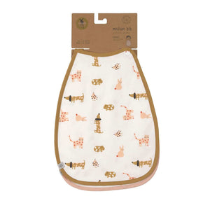 Molemin | Baby Lätzchen Extra Gross 2er Set Tiere | von Lässig