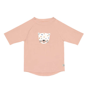 Baby Badeshirt kurzarm Leopard