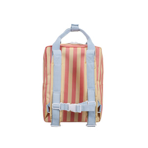 Rucksack medium, wonders coral gestreift