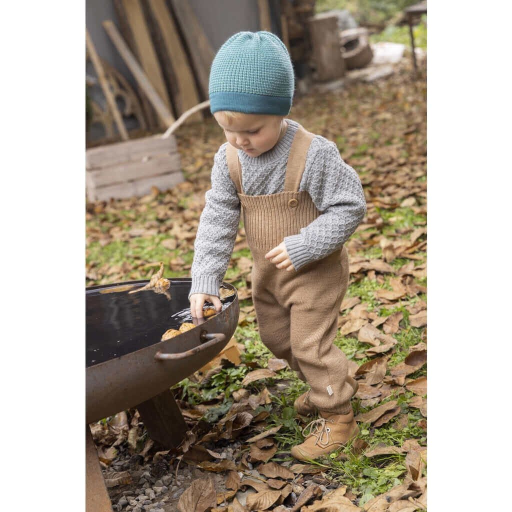 Baby/Kind Aran-Strickpullover