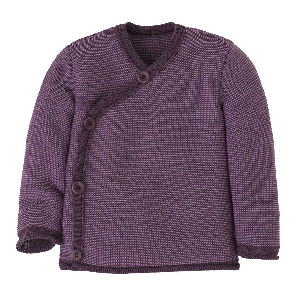 Baby Melange-Strickjacke