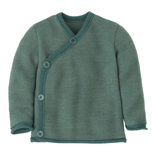 Baby Melange-Strickjacke