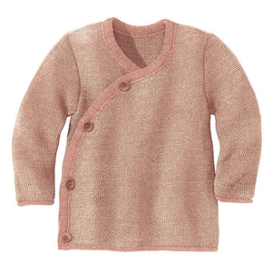 Baby Melange-Strickjacke