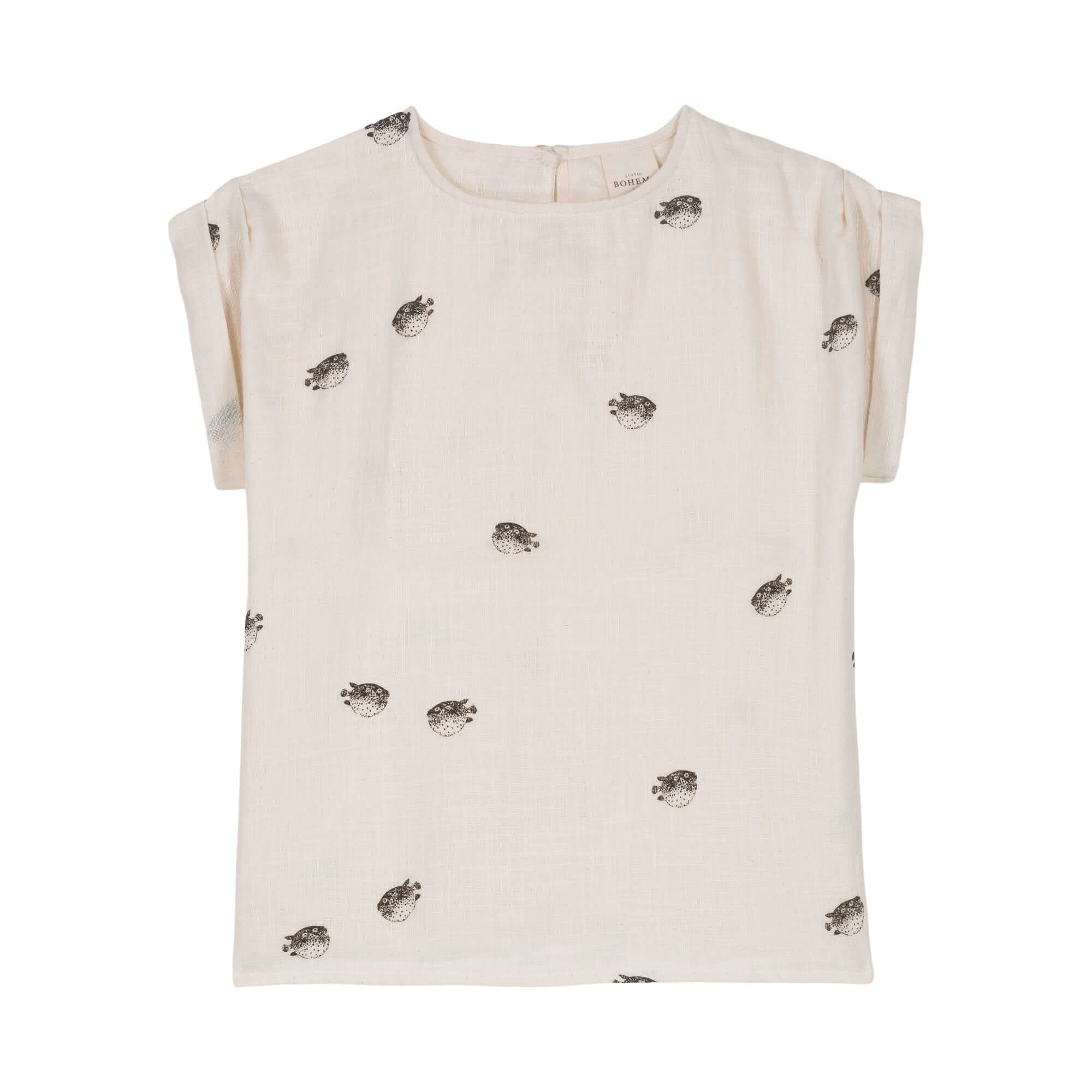 Molemin | Shirt PRASLIN kurzarm Kugelfisch | von Studio Bohème