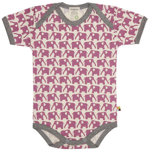 Baby Body kurzarm Elefant