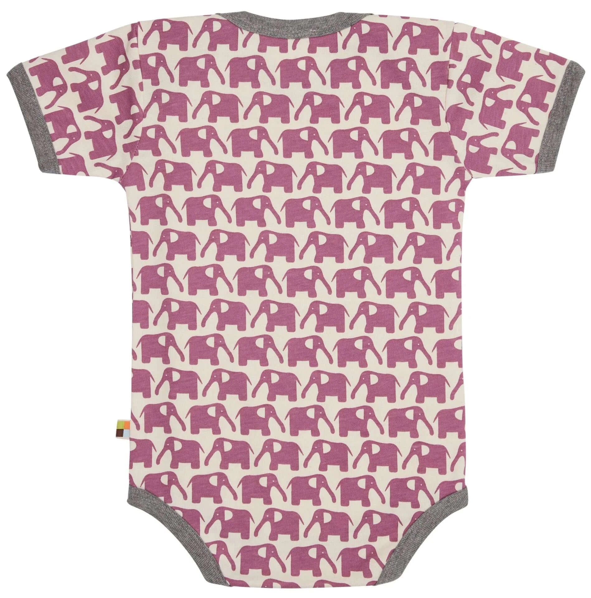 Baby Body kurzarm Elefant