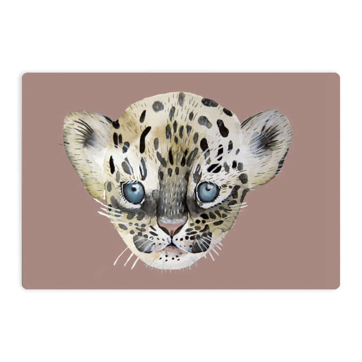 Molemin | Kleines Schneidebrett Leopard | von nuukk