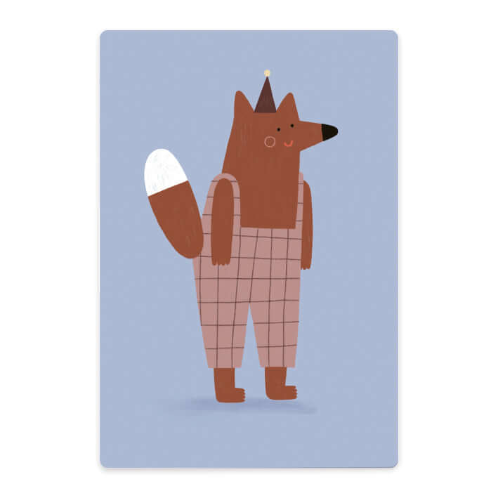 Molemin | Kleines Schneidebrett Fuchs mit Hose | von nuukk