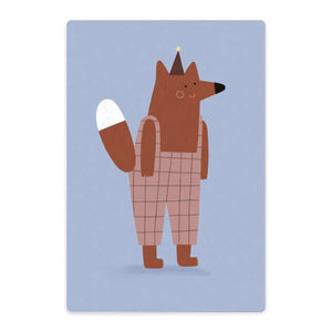 Molemin | Kleines Schneidebrett Fuchs mit Hose | von nuukk