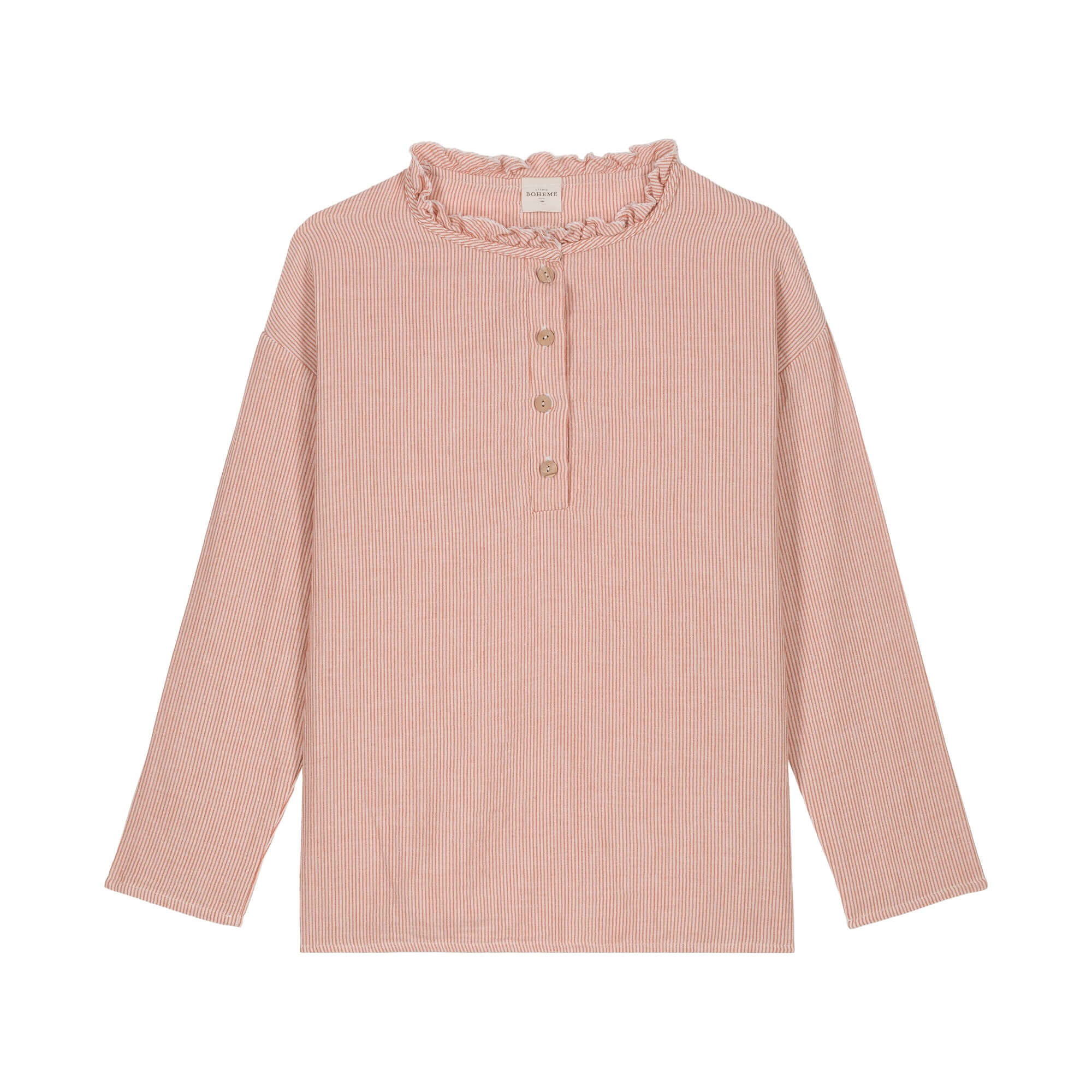 Molemin | Damen Bluse OLYMPE langarm gestreift | von Studio Bohème