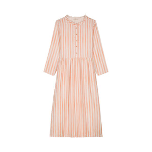 Molemin | Damen Kleid Vermont langarm gestreift | von Studio Bohème