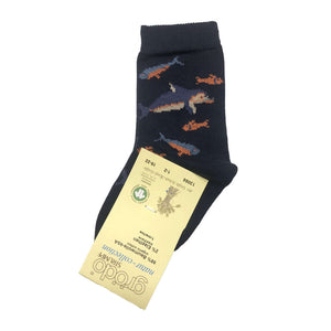 Kinder-Socken Fische Baumwolle