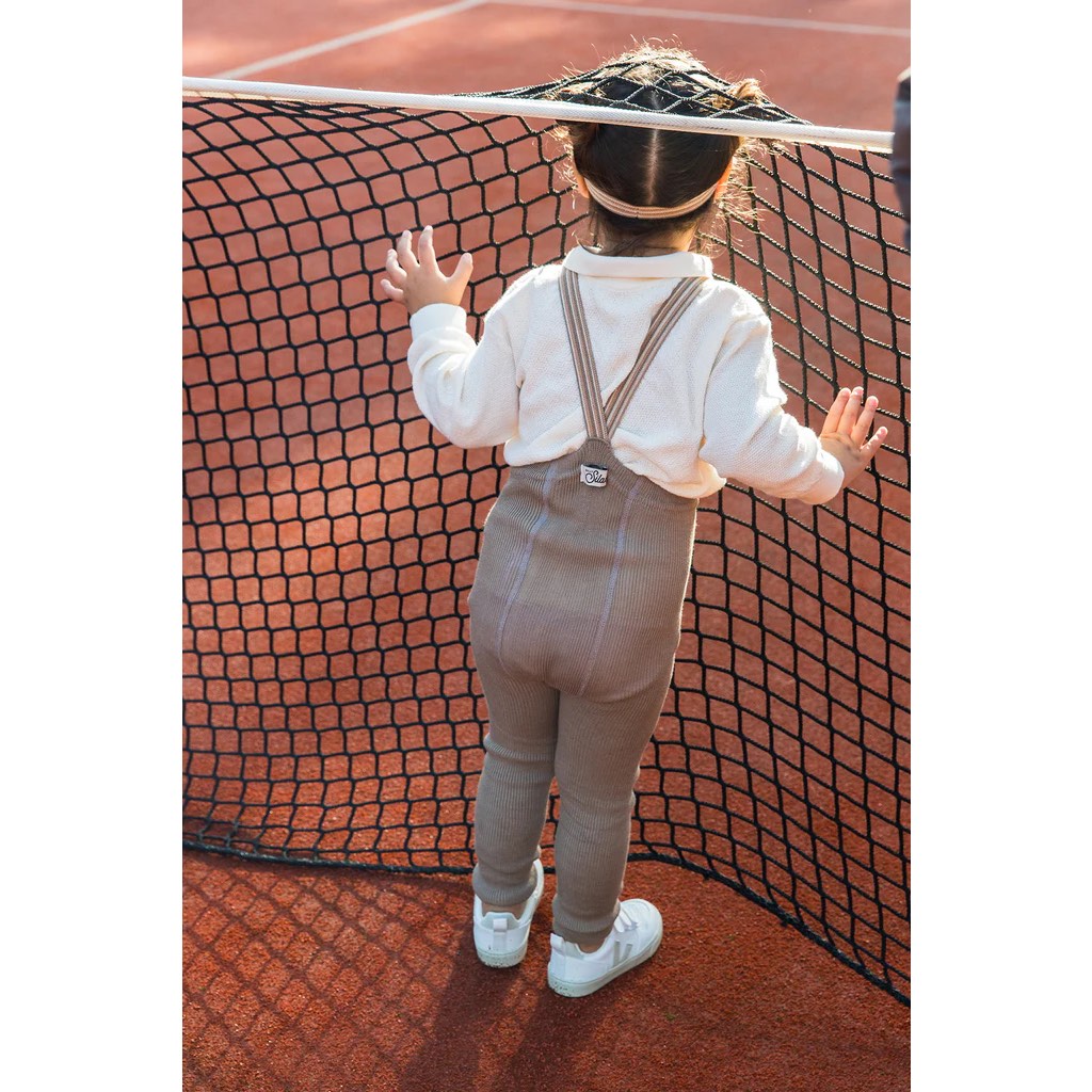 Leggings mit Trägern gestreift