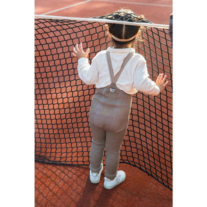 Leggings mit Trägern gestreift