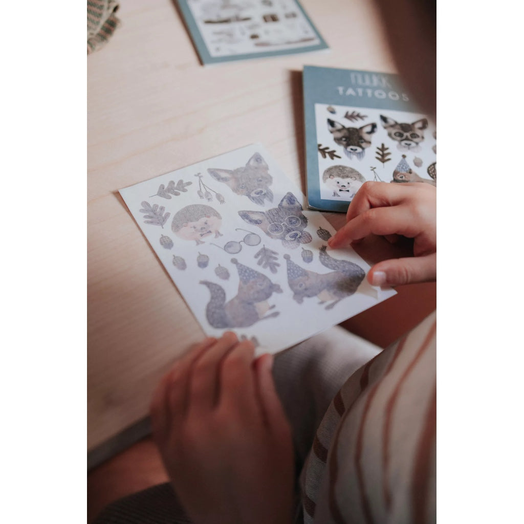 Tattoos Fuchs und Eichhörnchen