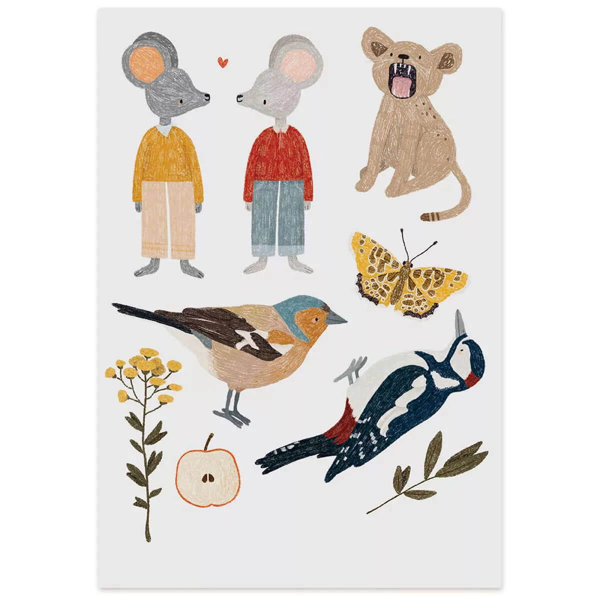 Molemin | Bügelbilder Mäuse | von nuukk