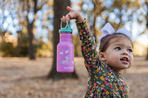 Molemin | Kid Classic Narrow Unicorn 355ml / Sippy Cap | von Klean Kanteen