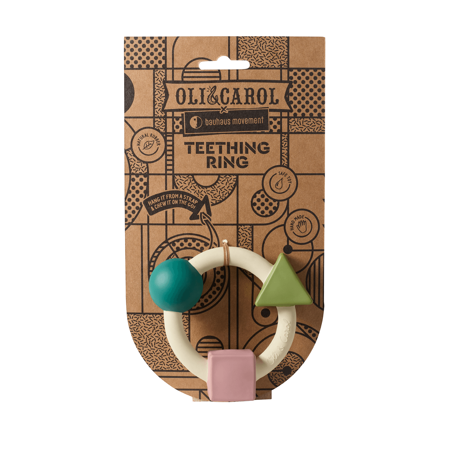 Bauhaus Movement Teething Ring