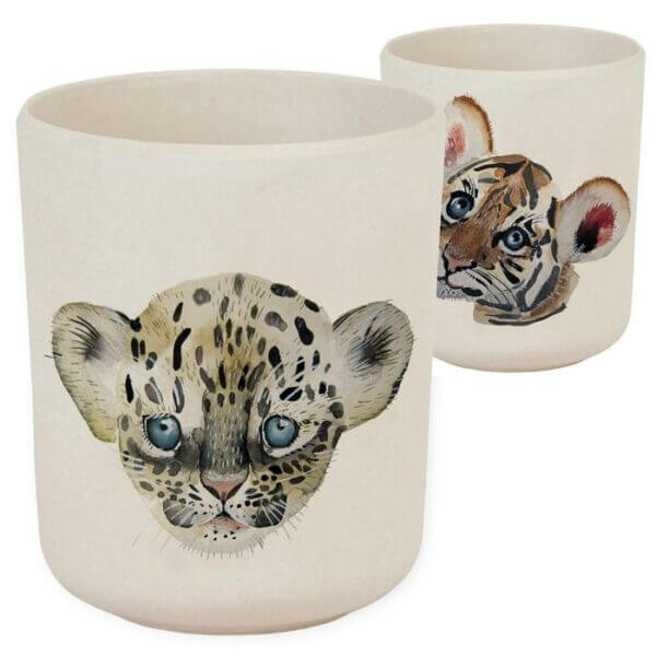 Molemin | Becher Tiger und Leopard | von nuukk