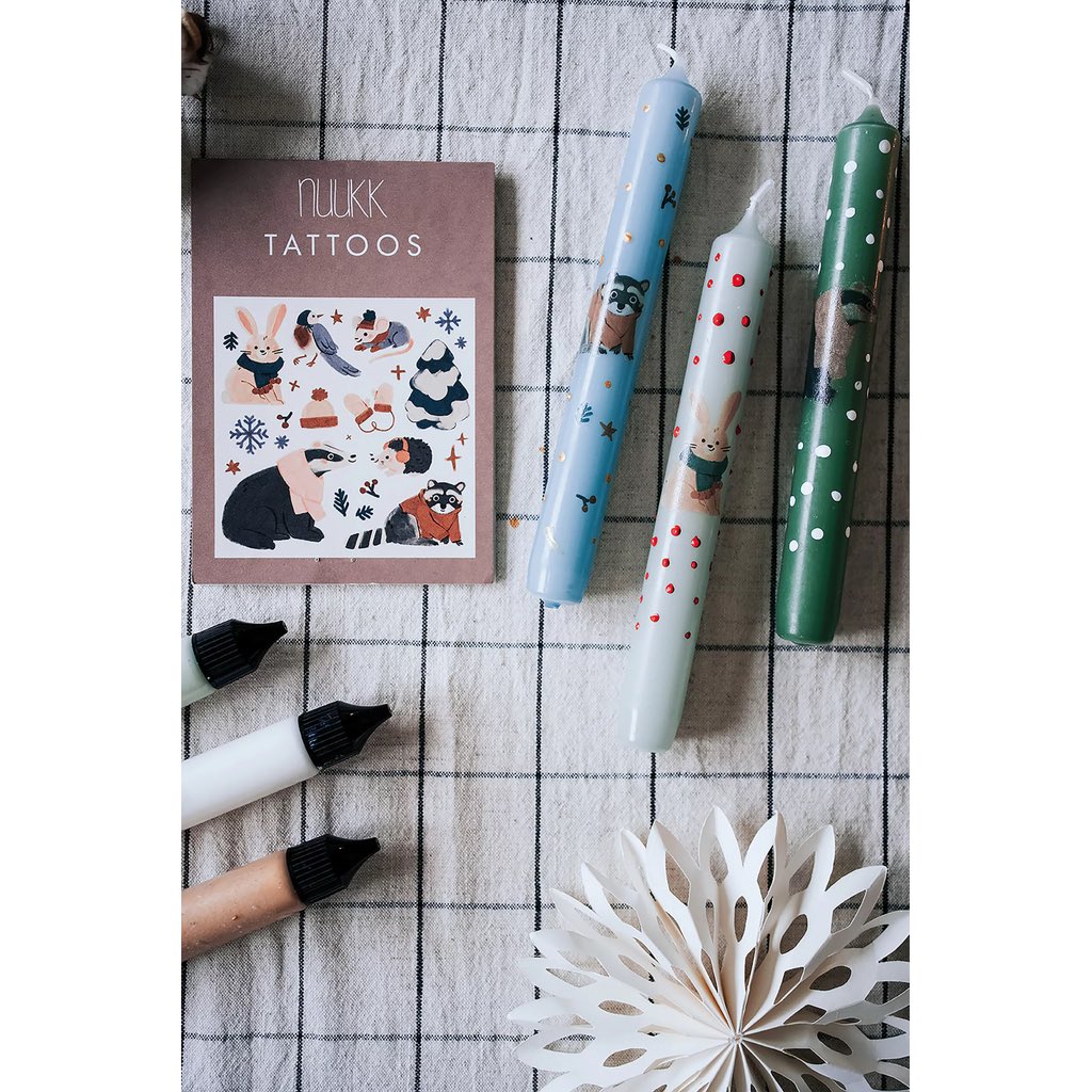 Tattoos Mützen und Handschuhe