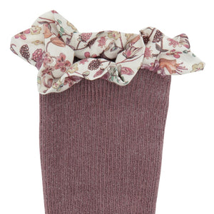 Anti-Rutsch Socken Bambus mit Rüschen