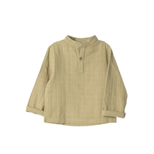 Molemin | Musselin Shirt langarm Play of colors | von Organic by Feldman