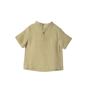 Molemin | Musselin Shirt kurzarm Play of colors | von Organic by Feldman