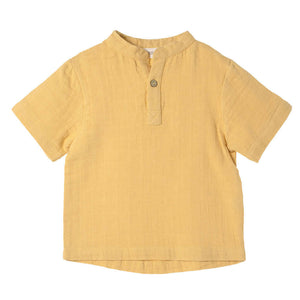 Molemin | Musselin Shirt kurzarm Play of colors | von Organic by Feldman