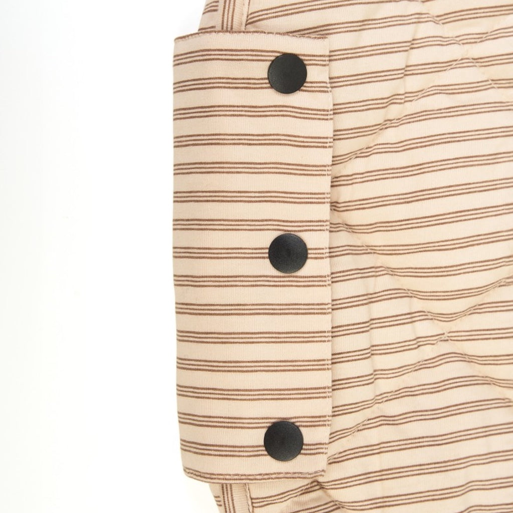 Soft Stripes Brown Organic Spielmatte