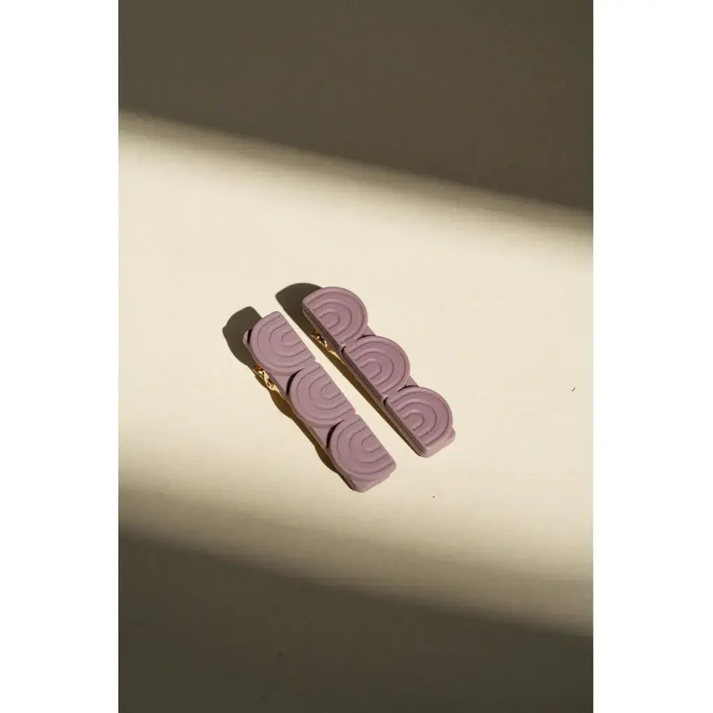 Molemin | Haarklammer-Set Regenbogen | von Grech & Co.