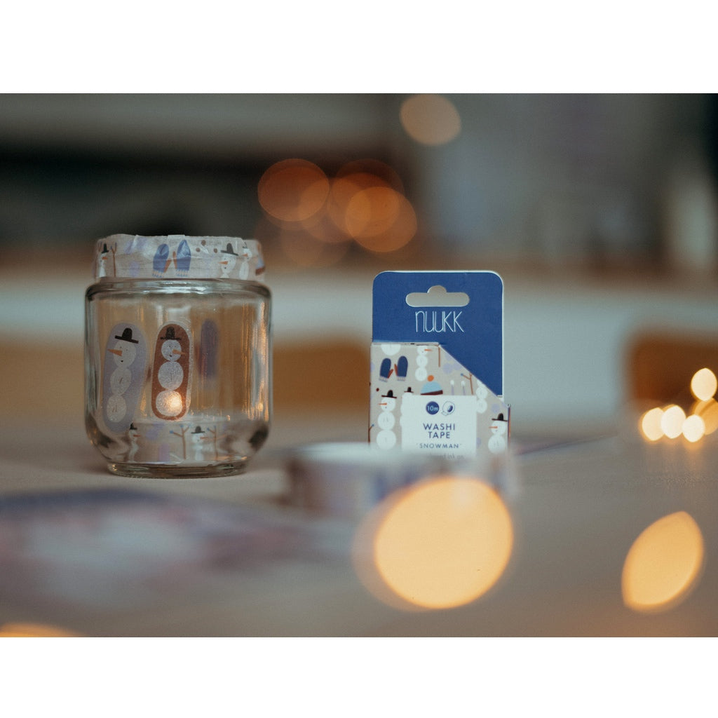 Washi Tape Schneemann