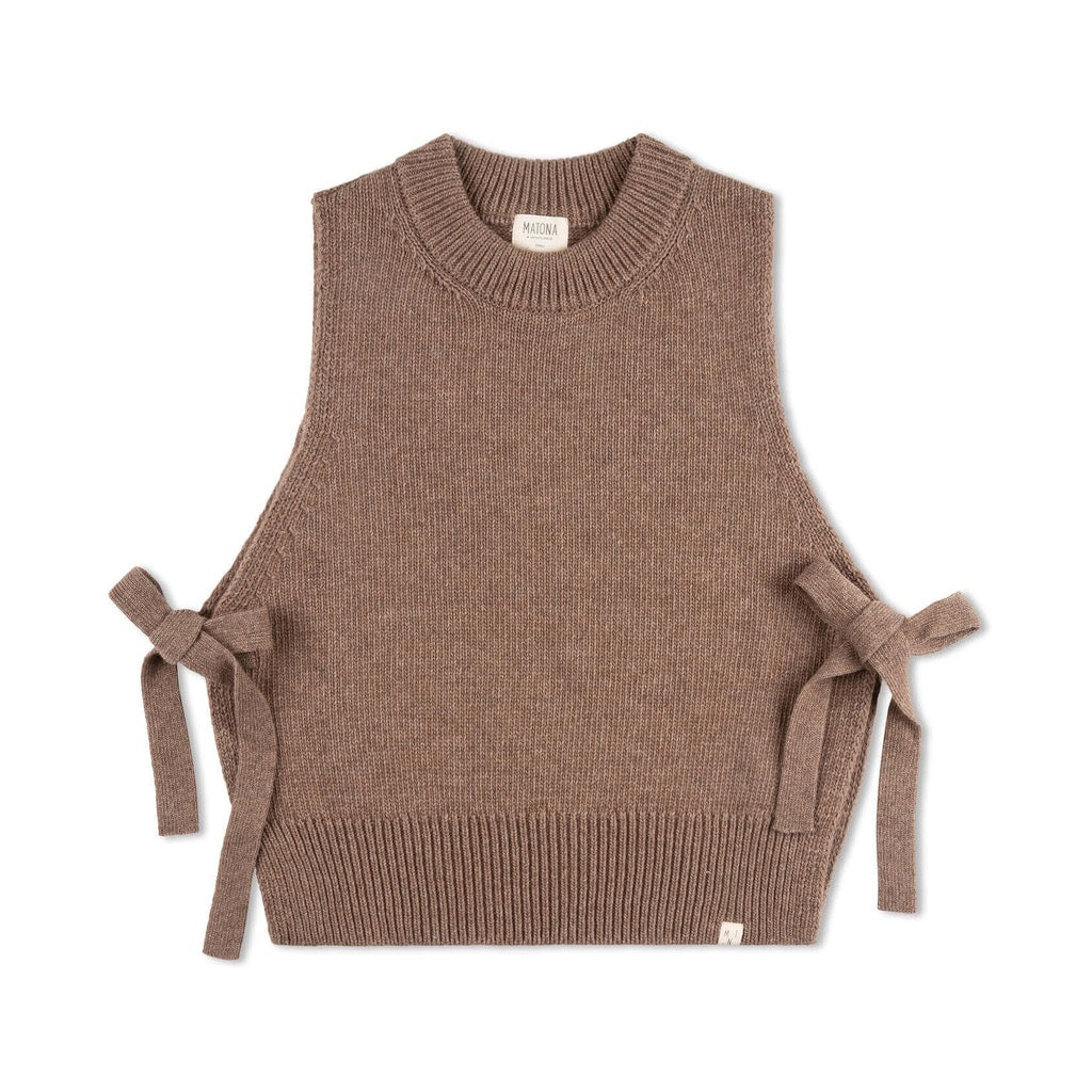Damen Binde-Weste gestrickt