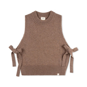Damen Binde-Weste gestrickt