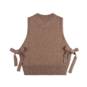 Damen Binde-Weste gestrickt