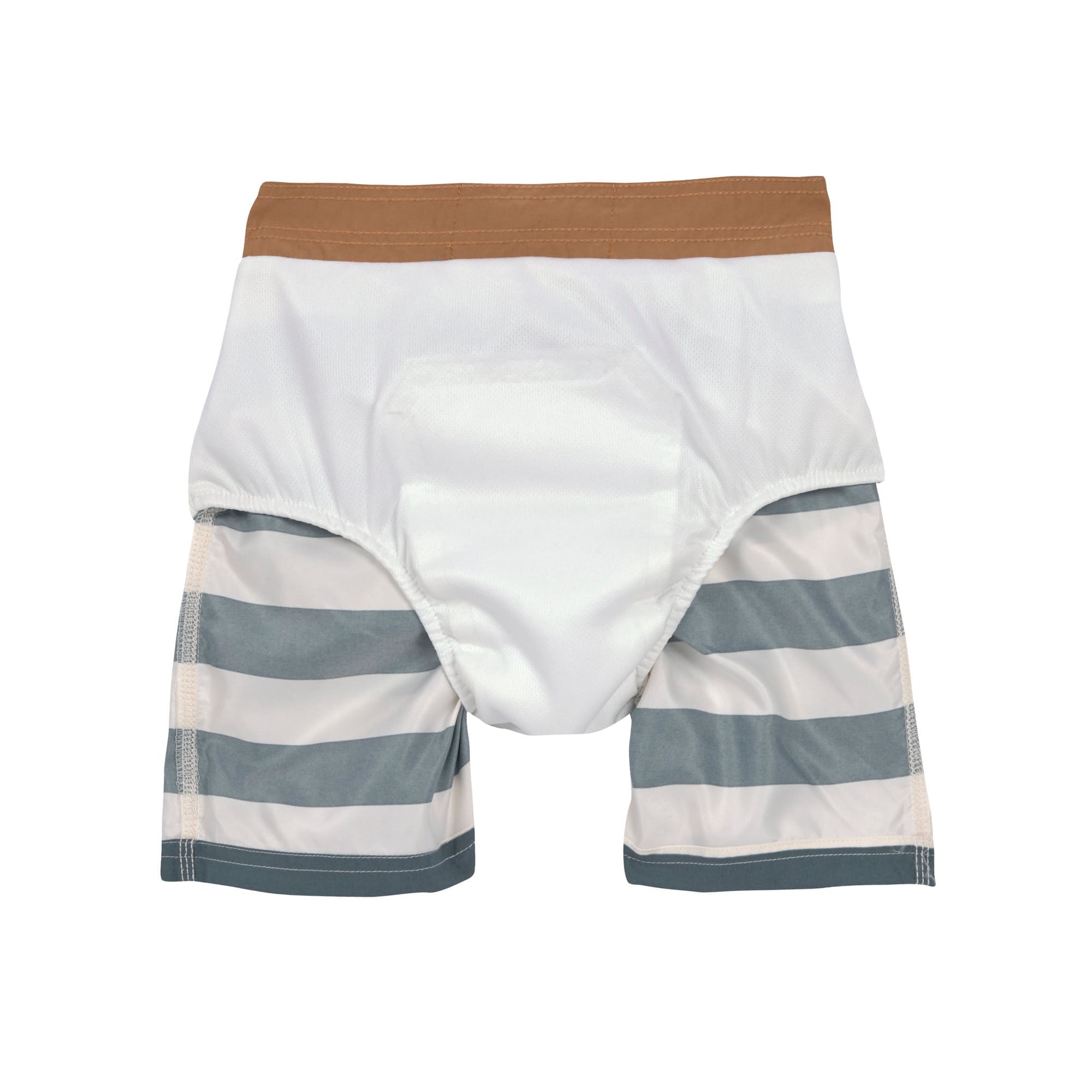 Molemin | Badeshorts Blau/Weiss | von Lässig