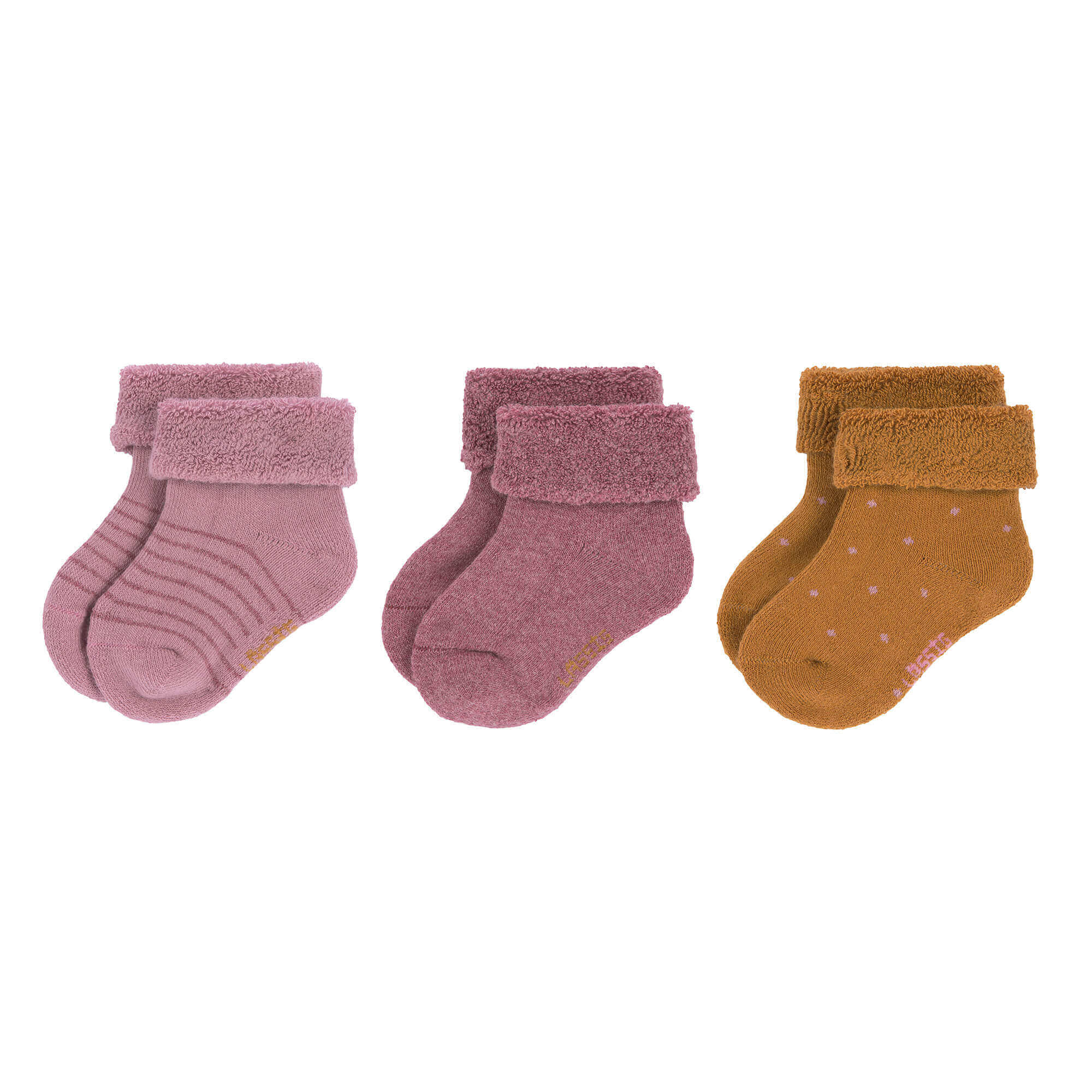 Molemin | Newborn Socks Rosewood | von Lässig