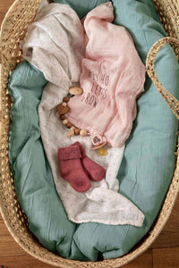 Molemin | Newborn Socks Rosewood | von Lässig