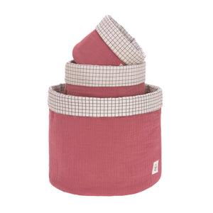 Molemin | Muslin Aufbewahrungskorb 3er Set | von Lässig