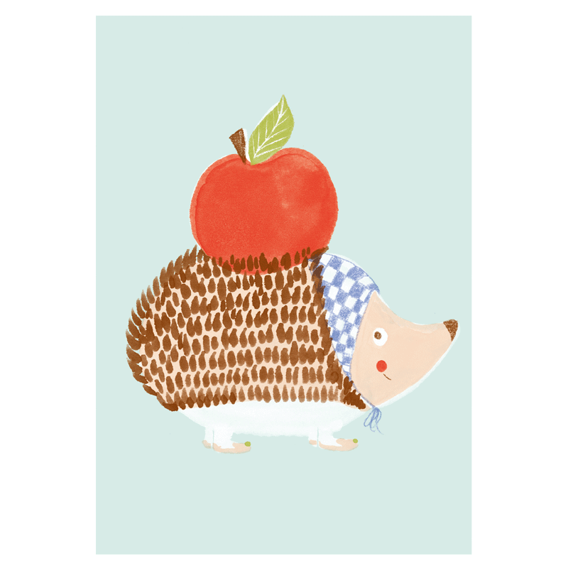 Molemin | Fairytale Igel Postkarte | von schönegrüsse