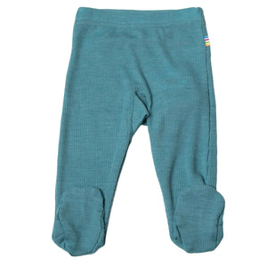 Molemin | Baby Leggings Wolle/Seide mit Fuss | von Joha