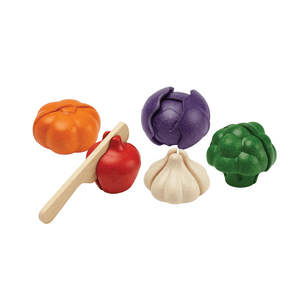 Molemin | 5-farbiges Gemüseset | von Plan Toys