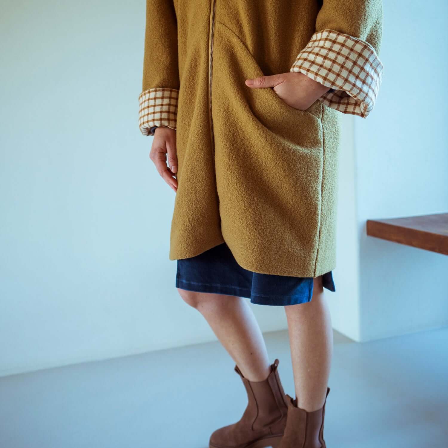 Molemin | Amber Wool Coat - Damen | von MONKIND