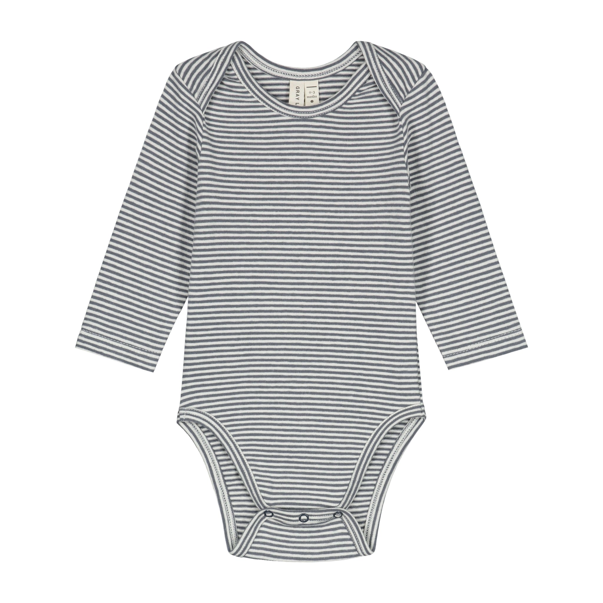 Molemin | % Baby longsleeve Onesie Stripes | von Gray Label