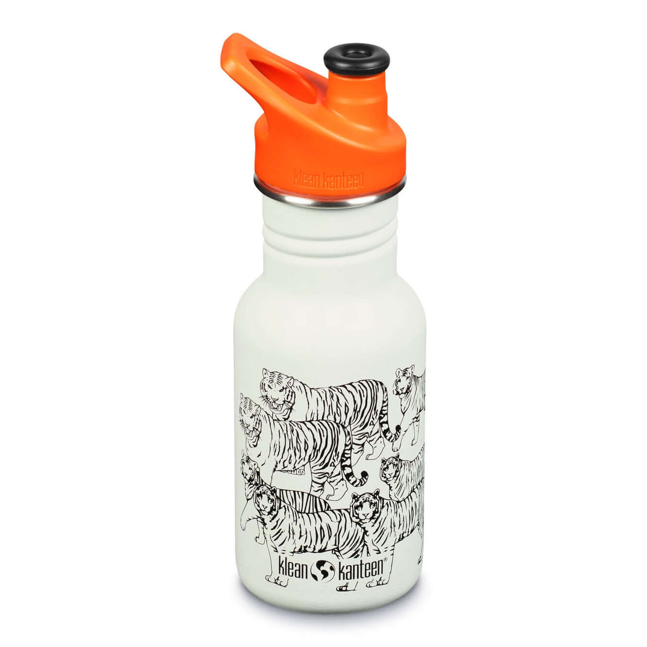 Molemin | Kid Classic Narrow Tiger 355ml / Sport Cap | von Klean Kanteen