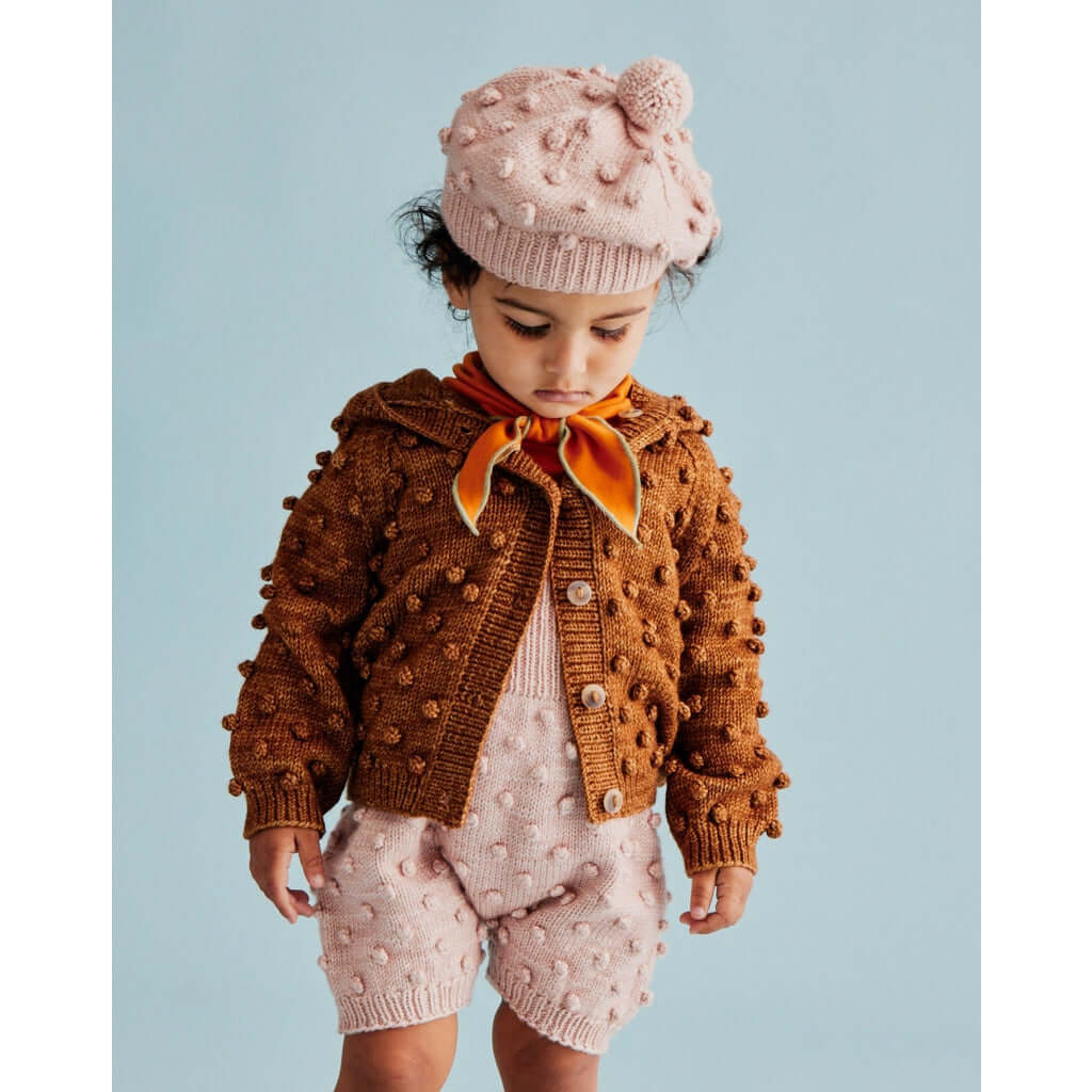 Molemin | % Hooded Popcorn Cardigan | von Misha & Puff
