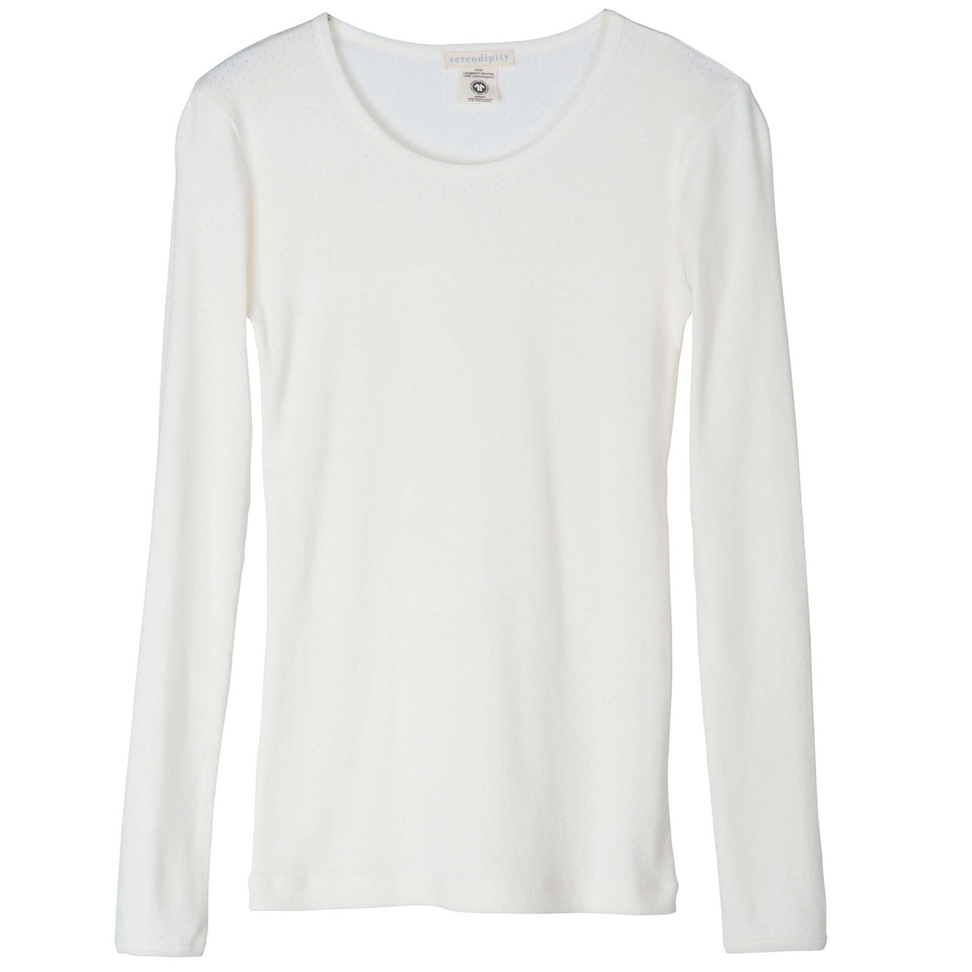 Molemin | Damen Shirt Slim Tee Pointelle | von Serendipity