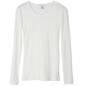 Molemin | Damen Shirt Slim Tee Pointelle | von Serendipity
